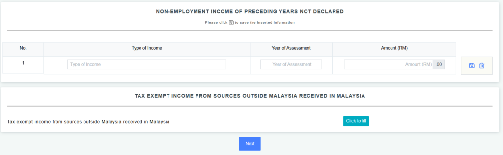 Form BE Malaysia 2026 filing guide