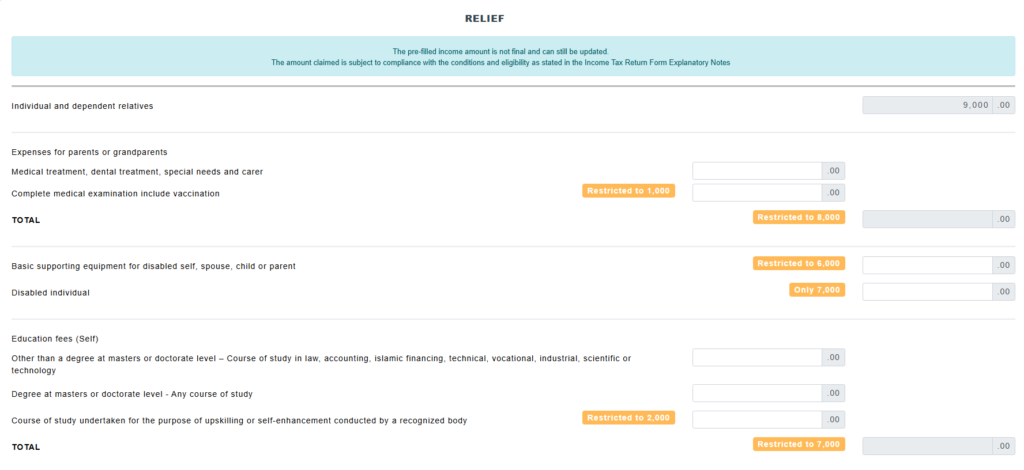 Form BE Malaysia 2026 filing guide