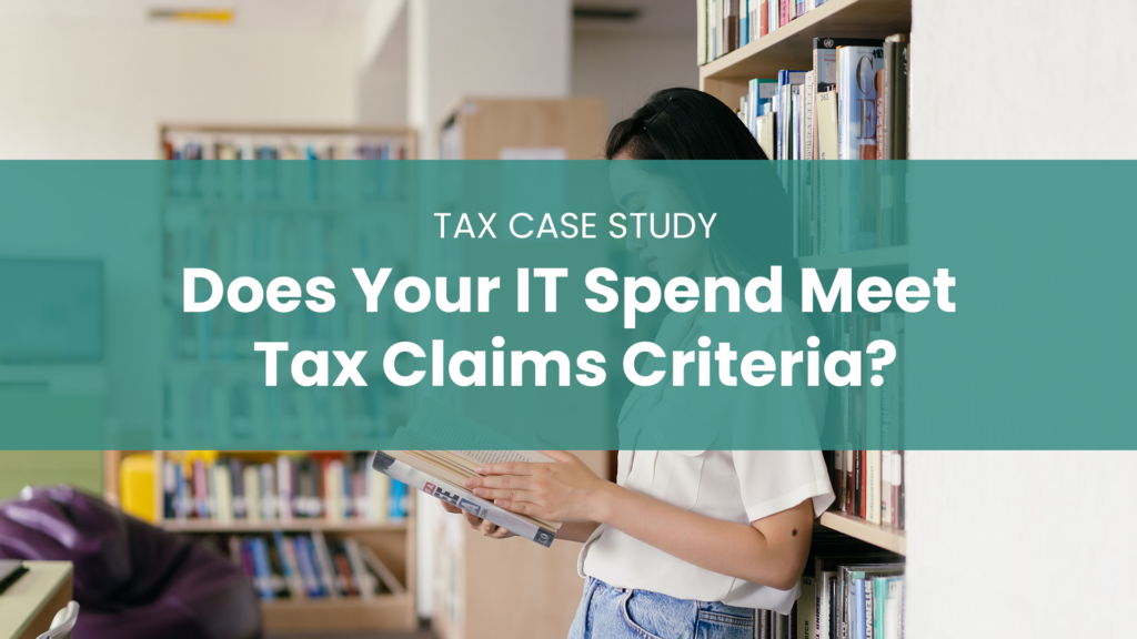 Header image for a Malaysian tax case study on whether IT infrastructure and software upgrade costs qualify as capital allowance under Schedule 3 of the Income Tax Act 1967.